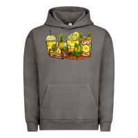 Pigment Tornado pineapple farm fresh coffee cups Urban Hoodie - Zillion Design Studio