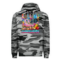 Slate Camo rolling into kindergarten grade Premium Hoodie - texasbilliewilder