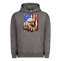 Pigment Tornado usa flag with eagle head Urban Hoodie - texasbilliewilder