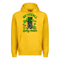 Lemon st patricks day my pitbuli my lucky charm with hat Premium Hoodie - RanaPortraitStore
