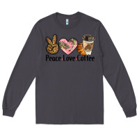 Smoke peace love coffee Long Sleeve Tee - BarkalooDesign