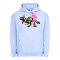 Pigment Grape Ice balerina t rex dinosaur with tutu Urban Hoodie - RanaPortraitStore