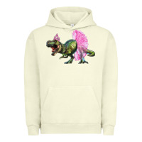 Pigment Pistachio balerina t rex dinosaur with tutu Urban Hoodie - RanaPortraitStore