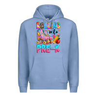 Colony Blue rolling into pre k grade Premium Hoodie - texasbilliewilder