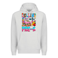 Dove Grey rolling into pre k grade Premium Hoodie - texasbilliewilder