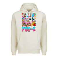 Oatmeal Heather rolling into pre k grade Premium Hoodie - texasbilliewilder