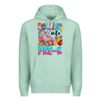 Seafoam rolling into pre k grade Premium Hoodie - texasbilliewilder