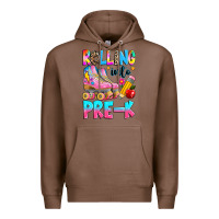Chestnut rolling into pre k grade Premium Hoodie - texasbilliewilder