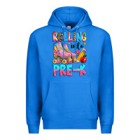 True Royal rolling into pre k grade Premium Hoodie - texasbilliewilder