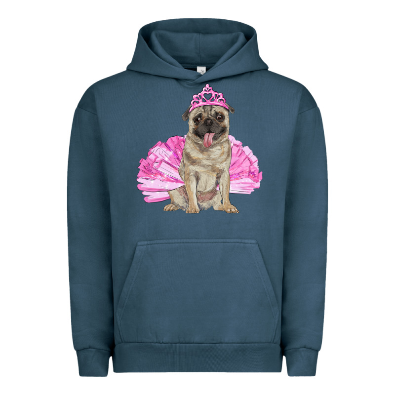 Balerina Pug With Tutu Urban Hoodie by RanaPortraitStore | Teevron