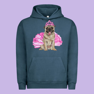 Urban Hoodie balerina pug with tutu