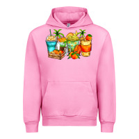Fuchsia Pink mango farm fresh coffee cups Urban Hoodie - Zillion Design Studio