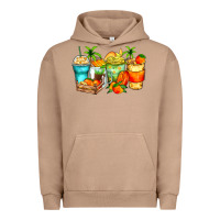Pigment Burro mango farm fresh coffee cups Urban Hoodie - Zillion Design Studio