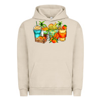 Pigment French Oak mango farm fresh coffee cups Urban Hoodie - Zillion Design Studio