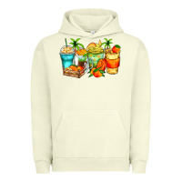 Pigment Pistachio mango farm fresh coffee cups Urban Hoodie - Zillion Design Studio