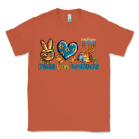 Copper Peace Love Hannukah Classic Tee - BundleAndBundleShop