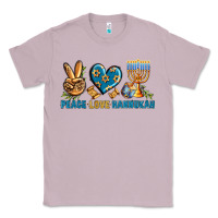 Lilac Peace Love Hannukah Classic Tee - BundleAndBundleShop