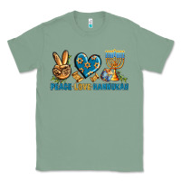 Sage Peace Love Hannukah Classic Tee - BundleAndBundleShop