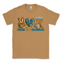 Toasted Coconut Peace Love Hannukah Classic Tee - BundleAndBundleShop