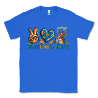 True Royal Peace Love Hannukah Classic Tee - BundleAndBundleShop