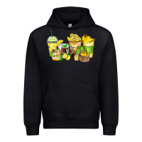 Black lemon farm fresh coffee cups Urban Hoodie - Zillion Design Studio