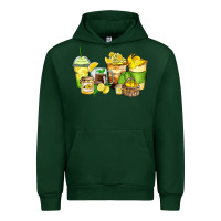 Forest Green lemon farm fresh coffee cups Urban Hoodie - Zillion Design Studio