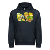 Navy lemon farm fresh coffee cups Urban Hoodie - Zillion Design Studio