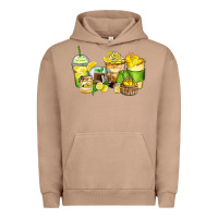 Pigment Burro lemon farm fresh coffee cups Urban Hoodie - Zillion Design Studio