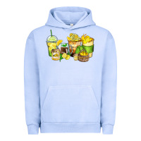 Pigment Grape Ice lemon farm fresh coffee cups Urban Hoodie - Zillion Design Studio