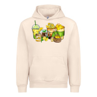 Sandshell lemon farm fresh coffee cups Urban Hoodie - Zillion Design Studio
