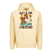 Pina Colada just a girl who loves chickens Premium Hoodie - Zillion Design Studio