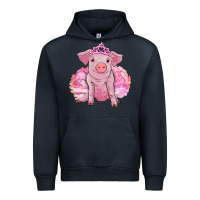 Navy balerina pig with tutu Urban Hoodie - RanaPortraitStore