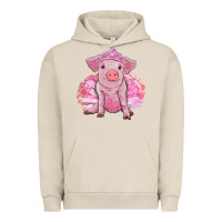 Pigment French Oak balerina pig with tutu Urban Hoodie - RanaPortraitStore