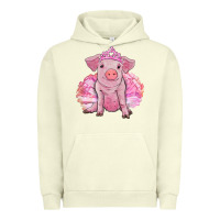 Pigment Pistachio balerina pig with tutu Urban Hoodie - RanaPortraitStore