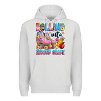 Dove Grey rolling into second grade Premium Hoodie - texasbilliewilder