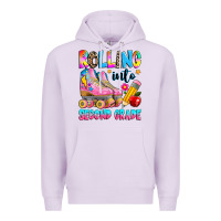 Lilac rolling into second grade Premium Hoodie - texasbilliewilder