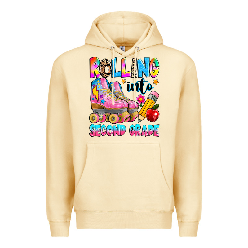 Rolling Into Second Grade Premium Hoodie by texasbilliewilder | Teevron