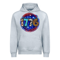 Heather Grey western 1776 4th of july billie wilder Urban Hoodie - texasbilliewilder