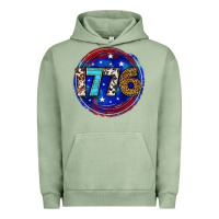 Pigment Oil Green western 1776 4th of july billie wilder Urban Hoodie - texasbilliewilder