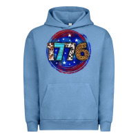 Pigment Pebble Blue western 1776 4th of july billie wilder Urban Hoodie - texasbilliewilder