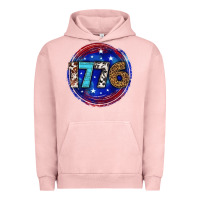 Pigment Salmon western 1776 4th of july billie wilder Urban Hoodie - texasbilliewilder