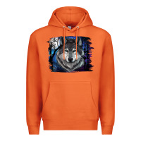 Carrot wolf and full moon Premium Hoodie - RanaPortraitStore