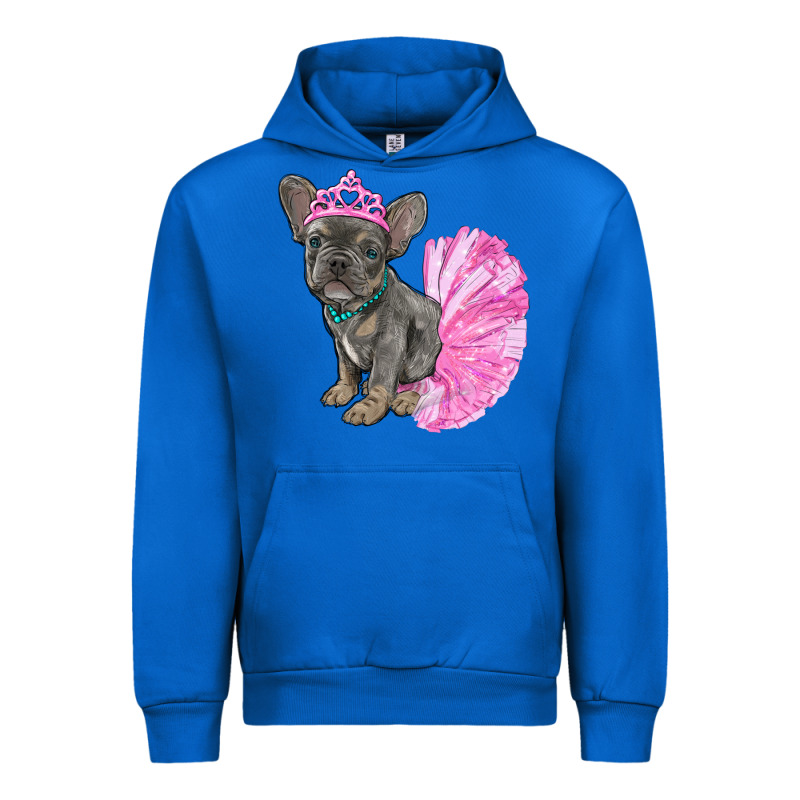 Balerina French Bulldog With Tutu Urban Hoodie by RanaPortraitStore | Teevron