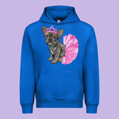 Urban Hoodie balerina french bulldog with tutu