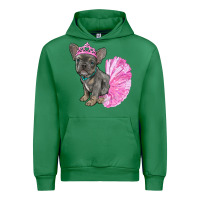 Emerald balerina french bulldog with tutu Urban Hoodie - RanaPortraitStore