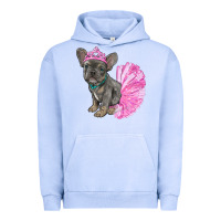 Pigment Grape Ice balerina french bulldog with tutu Urban Hoodie - RanaPortraitStore