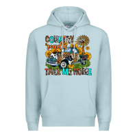 Blue Mist country roads take me home Premium Hoodie - Zillion Design Studio