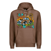 Chestnut country roads take me home Premium Hoodie - Zillion Design Studio