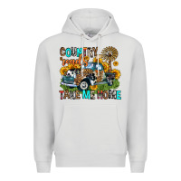 Dove Grey country roads take me home Premium Hoodie - Zillion Design Studio