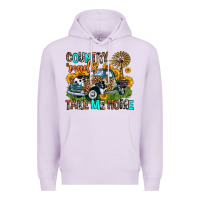 Lilac country roads take me home Premium Hoodie - Zillion Design Studio
